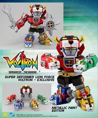 Voltron Altimites DX Transforming SD Voltron Nuevo en Caja - 2015 SDCC Exclusivo Toynami Foto 1 de 4