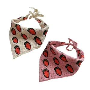 Carrot Crocheted Hairband Triangle Turban Women Head Wrap Hair Accessories - Picture 1 of 9