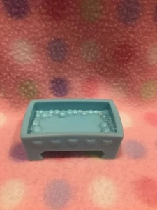 Dollhouse Miniatures Bathroom Bathtub Wirh BUBBLES Furniture 2 1/4 In. 3+ - Picture 1 of 2