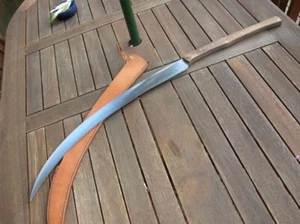 Beautiful Custom Handmade D2 Tool Steel 32.0 inch Sword with sheath - Picture 1 of 2