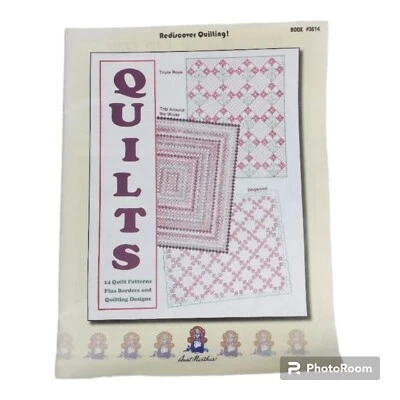 Folleto acolchado de tía Martha 14 patrones más bordes y diseños #3614 Foto 1 de 4