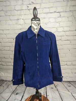 International Scene Mujer Manga Larga Cremallera Frontal Pana Talla 12 Chaqueta B12 Foto 1 de 4