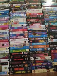 VHS Tapes (Pick & Choose) Movies War Action Western Comedy Sports Romance Music - Picture 1 of 251