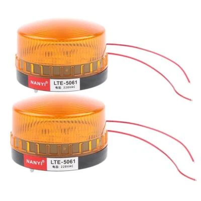 2Pcs 220V Emergency LED Flashing Strobe Warning Light Beacon - image 1 of 4