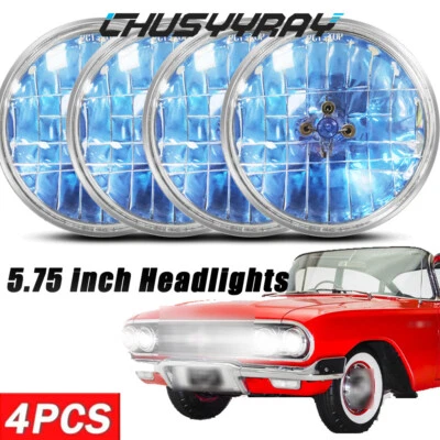 Faros halógenos 4 piezas aptos para camioneta GMC C15/C1500 C25/C2500 C35/C3500 5,75" 5-3/4" Foto 1 de 4