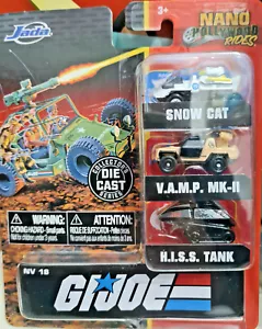 GI JOE Snow Cat - VAMP MK-II - HISS TANK NANO 4.2cm Scala 1:100 Die Cast Jada - Foto 1 di 5