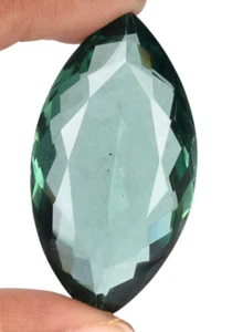Large Green Topaz 20.65 Ct. Marquise Cut Faceted Loose Gemstone Gift for Women - Picture 1 of 5