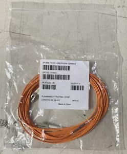 Cable de fibra óptica naranja IBM 12R9914 5M 16,4 FT 6588619-5 LC LC 50/125 ROHS - Imagen 1 de 5