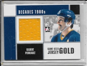 2010-11 ITG Decades 1980's Gilbert Perreault Gold Jersey # M-29 (Only 10) - Picture 1 of 2