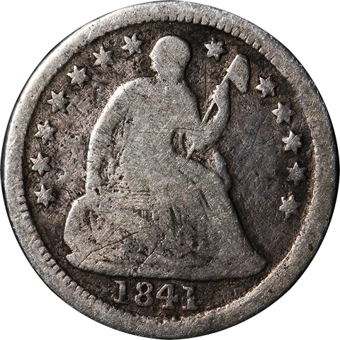 1841-O Seated Liberty Half Dime Great Deals From The Executive Coin Company Cover