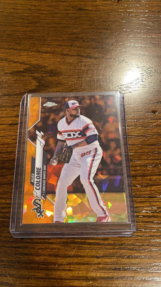 2020 Topps Chrome Sapphire #93 Alex Colome Orange Refractor/25 Chicago White Sox - Image 1 of 1