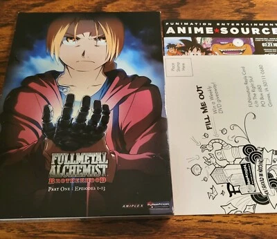 Fullmetal Alchemist: Brotherhood, Part 1, One (DVD, 2010, 2-Disc Set) OOP - Image 1 of 4