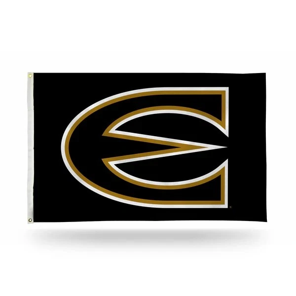 Bandera Emporia State Hornets Fondo Negro Logotipo Equipo 3x5 pies Foto 1 de 1