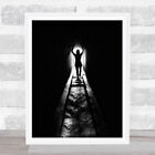 The River Styx Tunnel Silhouette Graphic Person Wall Art Print