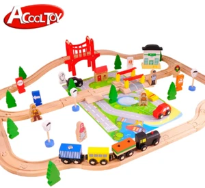 AC7508 My Beautiful Town Train Set (70 pieces) - Picture 1 of 5