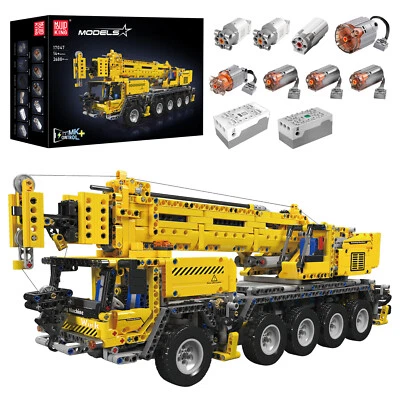 Mould King 17047 Mobilkran Kran Auto Crane LKW Klemmbausteine Ferngesteuertes - Bild 1 von 4