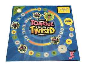 Tongue Twist'd Twisters Brettspiel sprechender Wettbewerb lustige Familie komplett