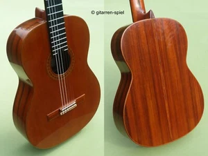 Edle 4/4 Konzert-Gitarre Hellweg CS 118 vollmassiv Zeder Palisander Top! - Bild 1 von 16