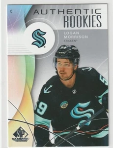 2024-25 UPPER DECK SP GAME USED AUTHENTIC ROOKIES #214 KRAKEN - LOGAN MORRISON - Picture 1 of 1
