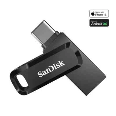 SanDisk Ultra Dual Drive Go USB Type-C™ - 256GB (Black). USB 3.2 GEN 1. 400MB/s! - Image 1 of 3