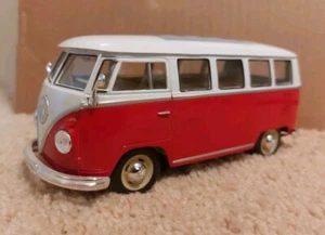 1962 Classical Volkswagen Bus Welly 1:24 Scale Ex Cond No Box - Picture 1 of 5