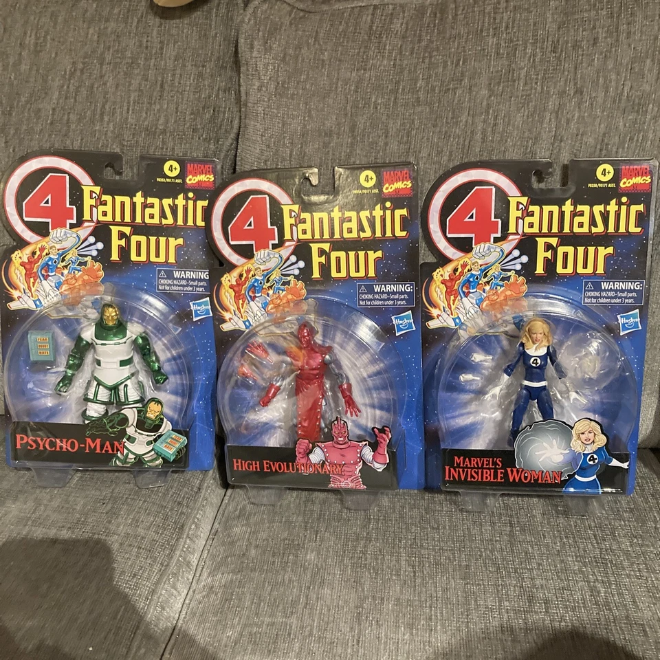 Hasbro Marvel Fantastic Four Psycho Man Vintage Figure