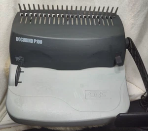 GNC DOCUBIND BINDEMASCHINE MODELL: P100 KOMBINATIONSLOCHER & BINDEN IN EINEM - Bild 1 von 14