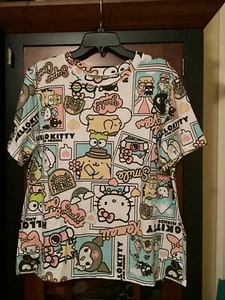 SANRIO HELLO KITTY AND FRIENDS WOMEN'S PLUS T-SHIRT CARTOON GRAPHICS - NWT - Picture 1 of 4