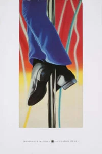 Study for Fire Pole by James Rosenquist Pop Art Print Firefighter Poster 24x36 - Picture 1 of 1