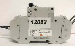 Merlin Gerin Circuit Breaker 2-Pole 0.5A 240VAC, C60N CAT#: 60134 #10382 - Picture 1 of 5