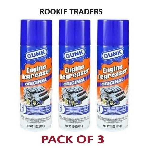 Gunk EB1 Engine Brite Original Heavy Duty Engine Degreaser Can 15oz, 3 Pack - Image 1 of 1