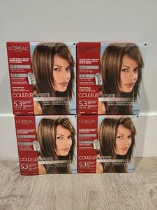 4 x L’Oreal Couleur Experte Express Hair Color 5.3 Medium Golden Brown - Picture 1 of 3