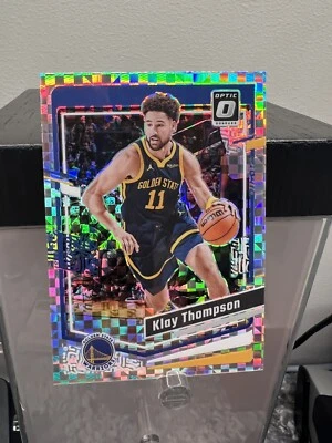 Tablero de ajedrez óptico Klay Thompson 2023-24 Panini Donruss SSP #189 Warriors Foto 1 de 2
