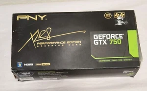 PNY GeForce GTX 750 2GB Edition Dual Fan Graphics Card XLR8 VCGGTX7502XPB-BB - Picture 1 of 4
