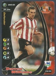 WIZARD OF THE COAST-2001/02 #218-SUNDERLAND-DARREN WILLIAMS
