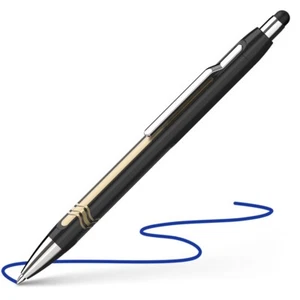 Schneider Kugelschreiber Epsilon Touch schwarz-gold, Mine blau XB dokumentenecht - Bild 1 von 3