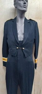 Used Marching Band Uniform Jacket  (size 36L/color Black white yellow) - Picture 1 of 4