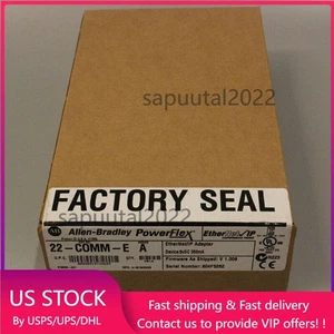 New Factory Sealed Allen-Bradley 22-COMM-E / A Ethernet/IP Comm Adapter 22COMME - Picture 1 of 4