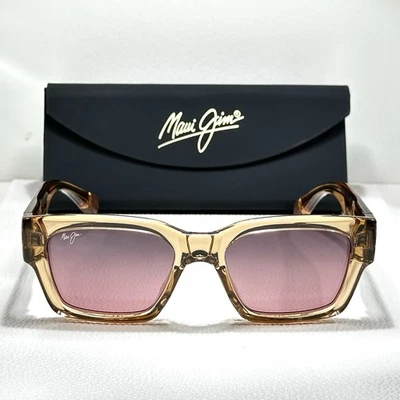 Gafas de sol Maui Jim Kenui color tostado claro lentes polarizadas rosa MJ0642S Foto 1 de 4