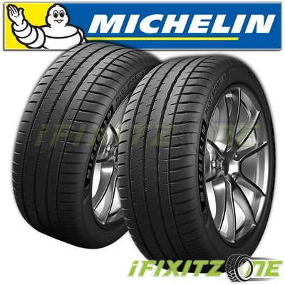 2 Michelin Pilot Sport 4S 255/45R18 103Y Performance Tires 30000 Mile Warranty - Image 1 of 4