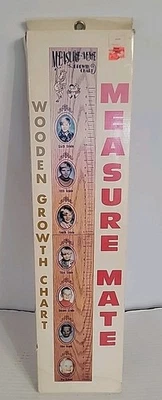 VTG Wood Measure Mate Kids Growth Chart Picture Frame Pre-6th Gr.  Foldable 48'' - Image 1 of 4