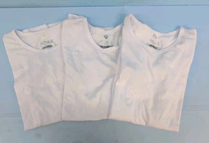 Adar Universal Crew Neck Classic Fit Long Sleeves Women's Tee S White Pack Of 3 - Picture 1 of 8