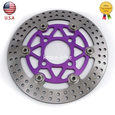 Rotor de disco de freno flotador delantero CNC acero inoxidable para Honda Grom MSX125 2013-2015 Foto 1 de 4