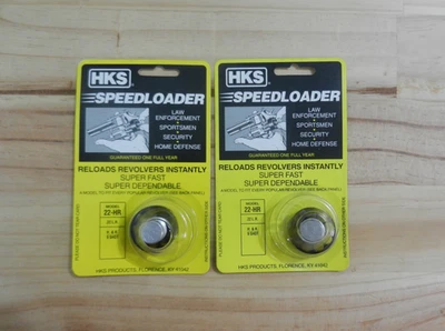 HKS Speedloader;  NEW;  22-HR;  9-Shot;  22 LR;  2 Pack;  Fast & Dependable - Image 1 of 2