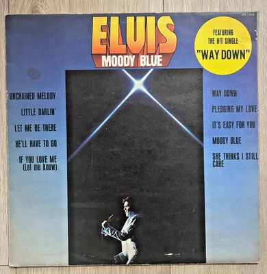 Elvis Presley SUPERB RARE Rhodesia/Zimbabwe Press Moody Blue - Image 1 of 4