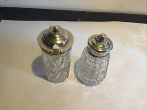 Dos condimentos de plata una mostaza y una pimienta firmados HH SN y CTF. GF Both London - Imagen 1 de 15