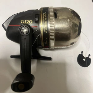 Daiwa G120A Spin Cast Angeln Vintage Rolle für Teile oder Reparatur der Rolle Kappe gebrochen - Bild 1 von 6