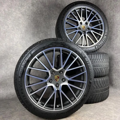 Winterräder Porsche Cayenne Coupe E3 21" Original RS Spyder Felgen 9Y0044630H - Bild 1 von 4