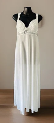 Sexy Maxi Camisón Vintage Victoria's Secret Etiqueta Dorada Marfil EE. UU. *leer* Foto 1 de 4