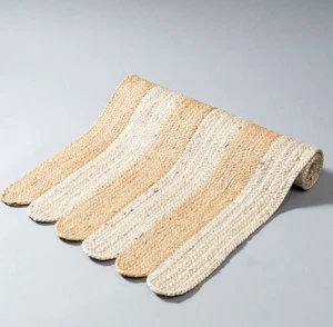 Door Mat Entryway Rug Natural jute Braided Carpet Living Area Floor Decor Rug - Picture 1 of 9